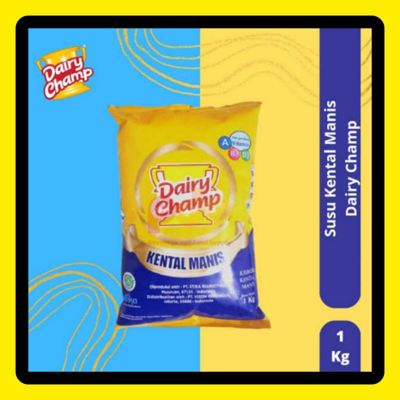 

susu kental manis dairy champ 1kg