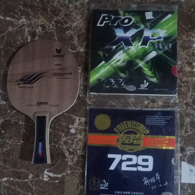 Bet rakitan blade surbex tiger light ruber ktl pro  xp,xt dan 729