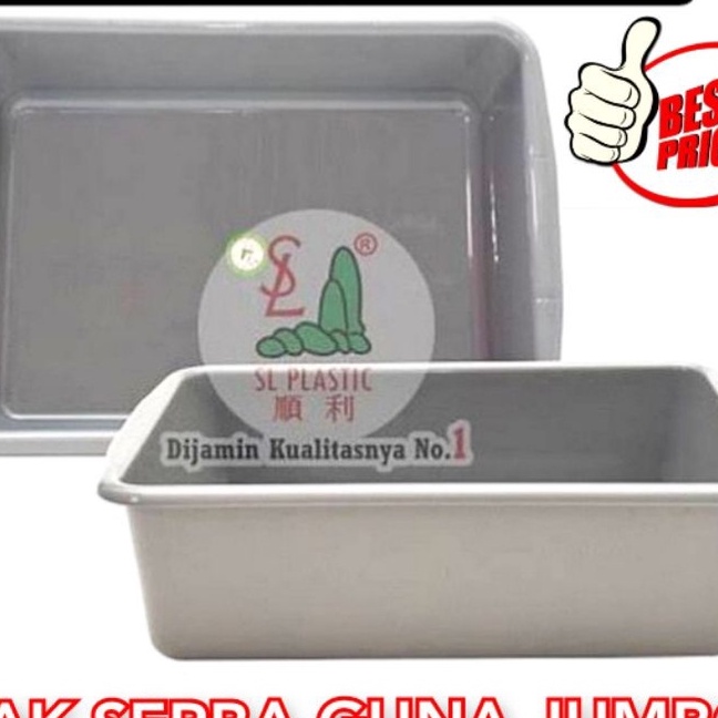 HJ6 BAK SEGI TAHU XXL JUMBO TERBESAR BASKOM SERBAGUNA BAK TAHU BAK CINCAU CAT LITTER BOX PASIR KUCIN