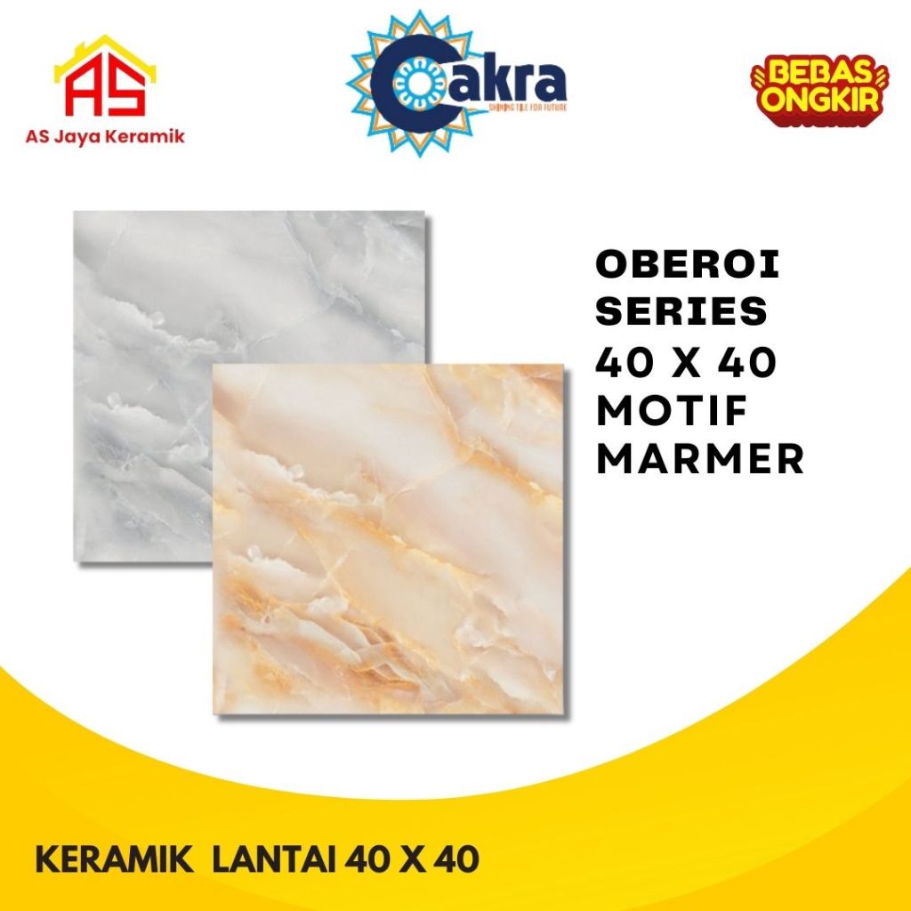 Keramik Lantai I Lantai Granit I 40 x 40 Oberoi I Cakra