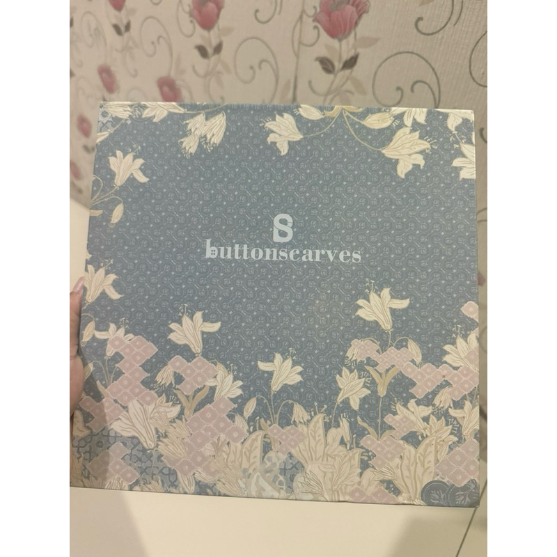 Buttonscarves maharani series blue