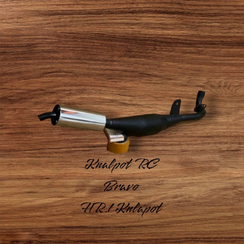 Knalpot RC Bravo Standar Racing Suara Garing
