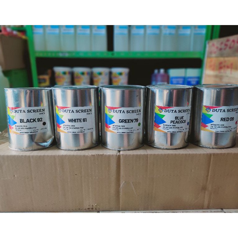 

KODE W17E Tinta sablon Plastikkertas