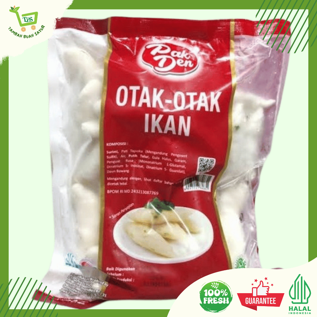 

PAK DEN OTAK-OTAK 500 GR | Tambah Buah Sayur