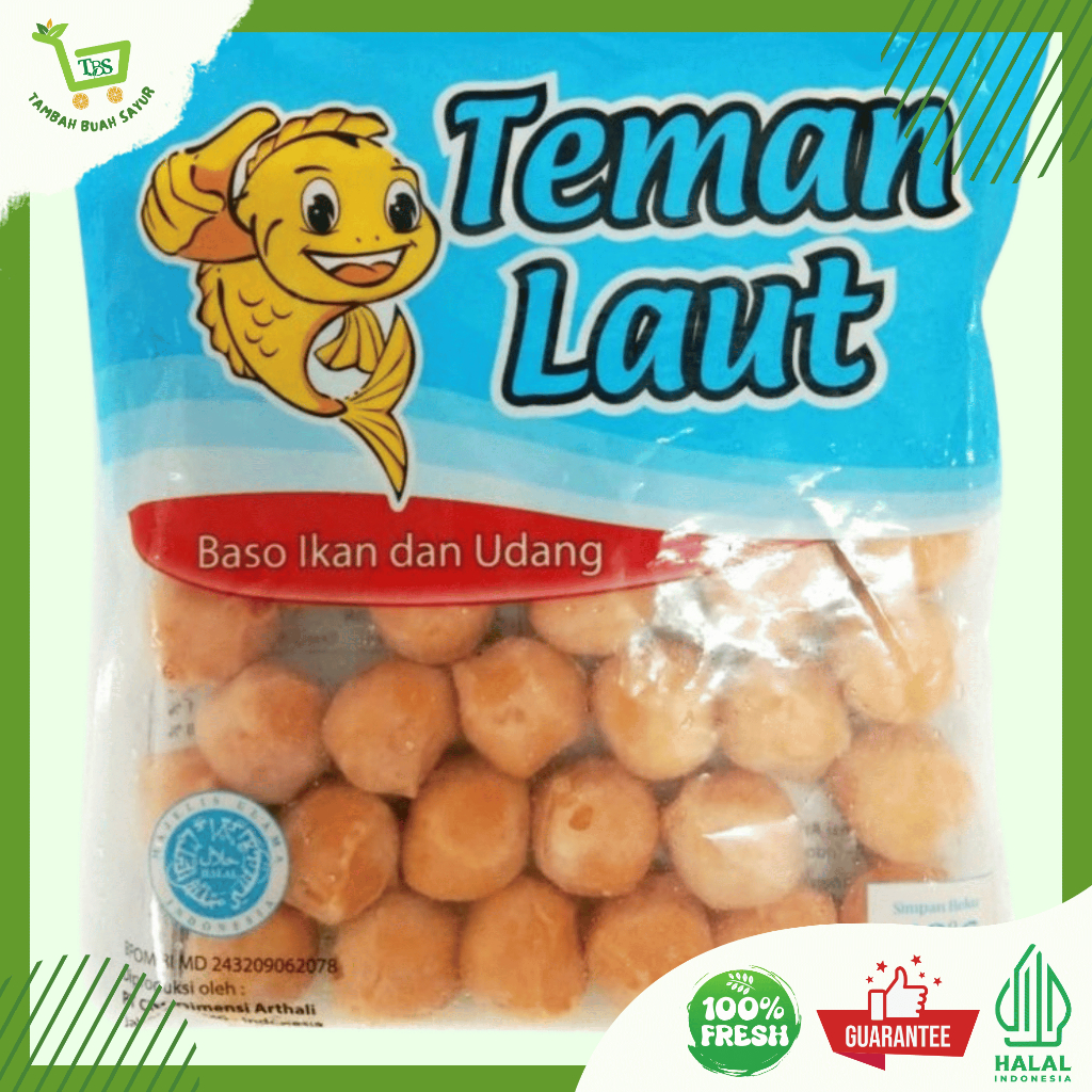 

TEMAN LAUT BAKSO IKAN DAN UDANG 200 GR | Tambah Buah Sayur