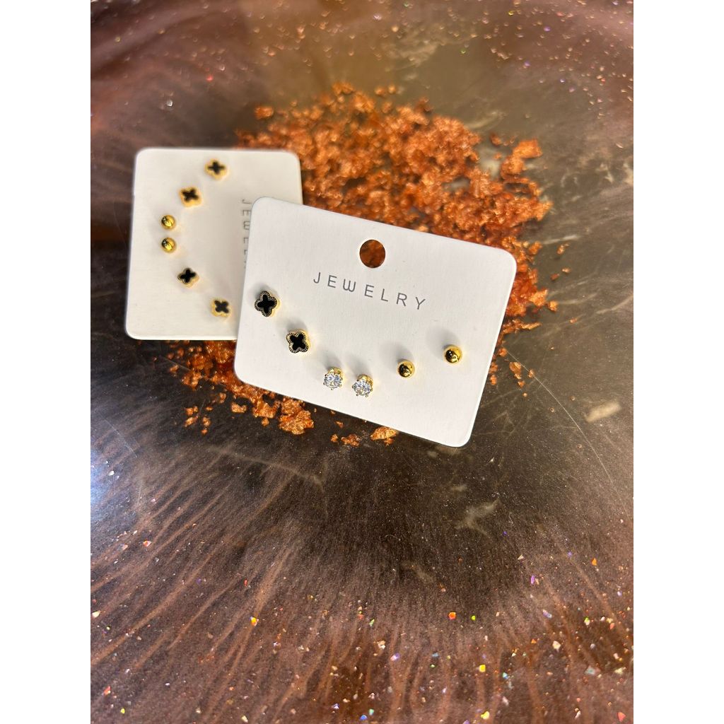 Anting wanita Titanium set3