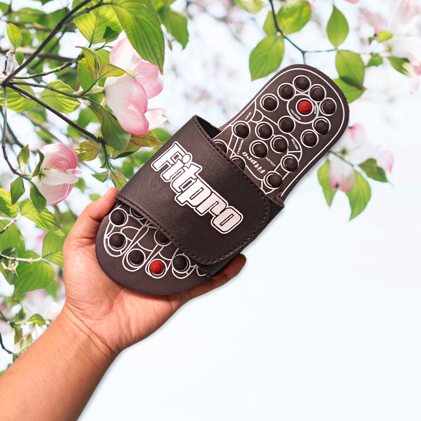 KODE F96L FITPRO  Sandal Refleksi Selop Sendal Kesehatan Sandal Rematik