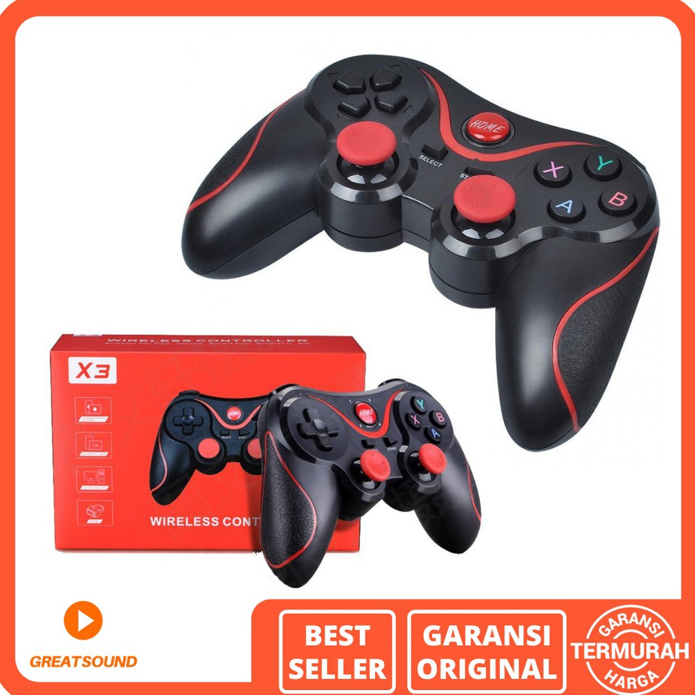KODE L75F X3 Wireless Controller X3 Gamepad Joystick Bluetooth Plus Holder HP Gamepad Controller Gam