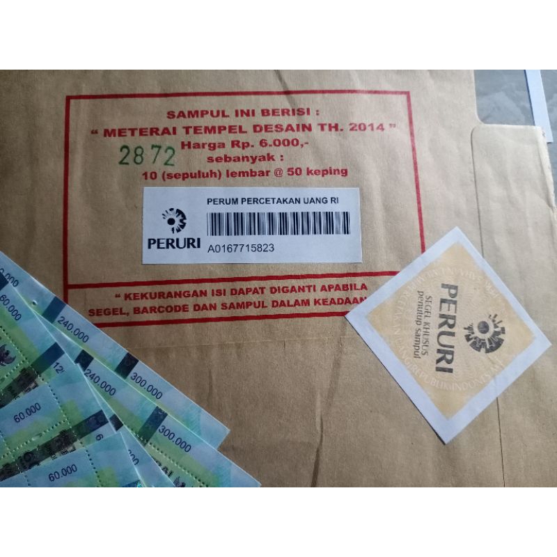 

Meterai 6 ribu Tahun pemakaian 2015,2016,2017,2018,2019,2020,2021 (S167)