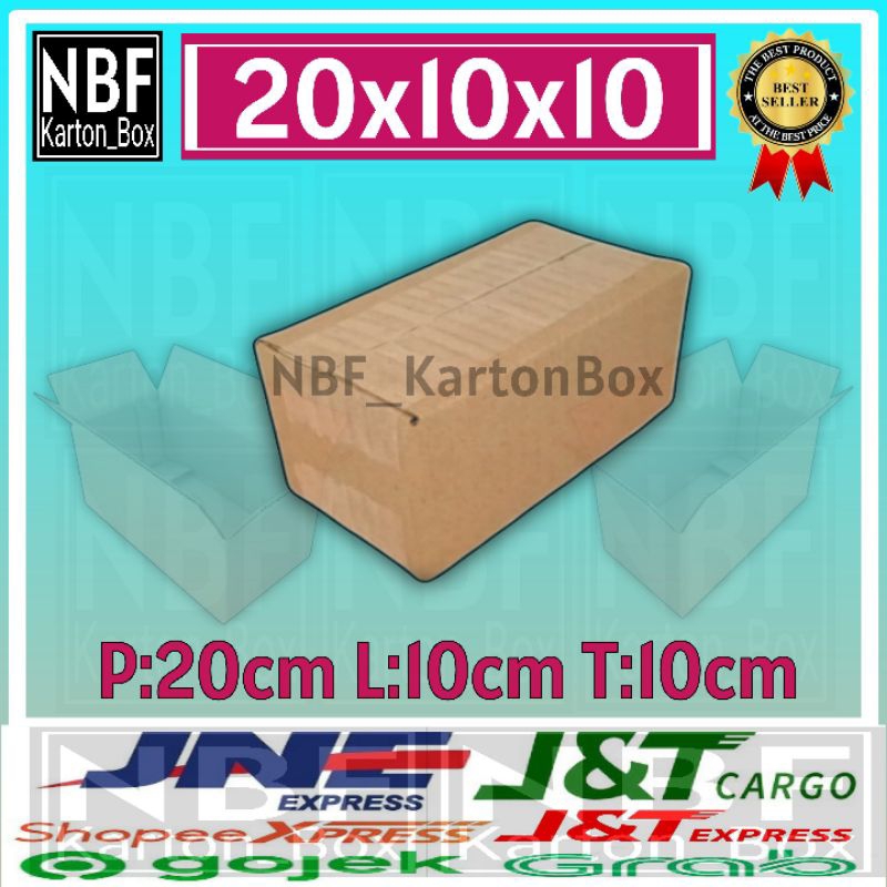 

KartonBox 20x10x10 cm,Kardus Packing Serbaguna,Pembungkus Paket dll