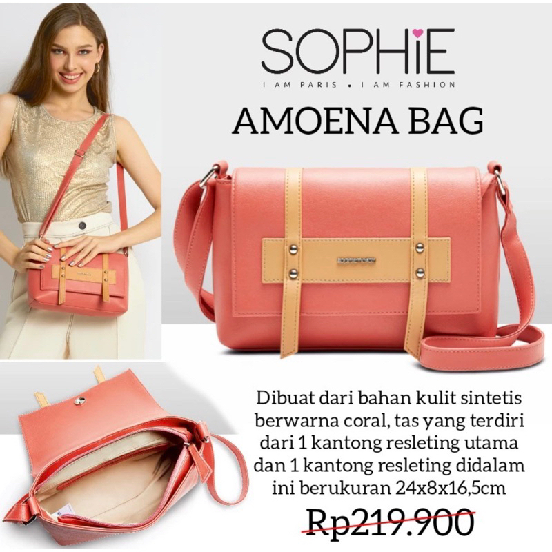 SOPHIE MARTIN PARIS TAS AMOENA ORIGINAL BRANDED TERMURAH