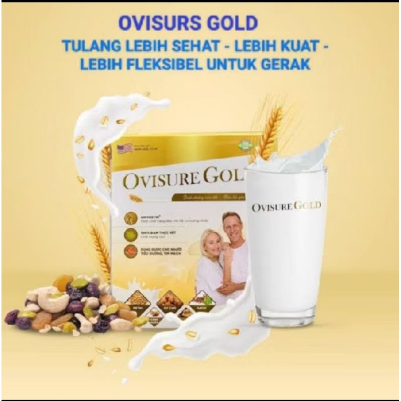 

1 BOX OVISURE GOLD PLUS MILIK SUSU TULANG DAN SENDI VITAMIN NYERI SENDI ATASI