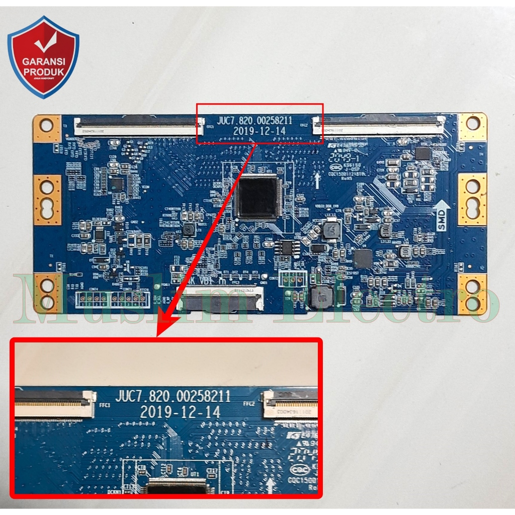 Tcon TV Changhong U58H7 58H7 JUC7.820.00258211