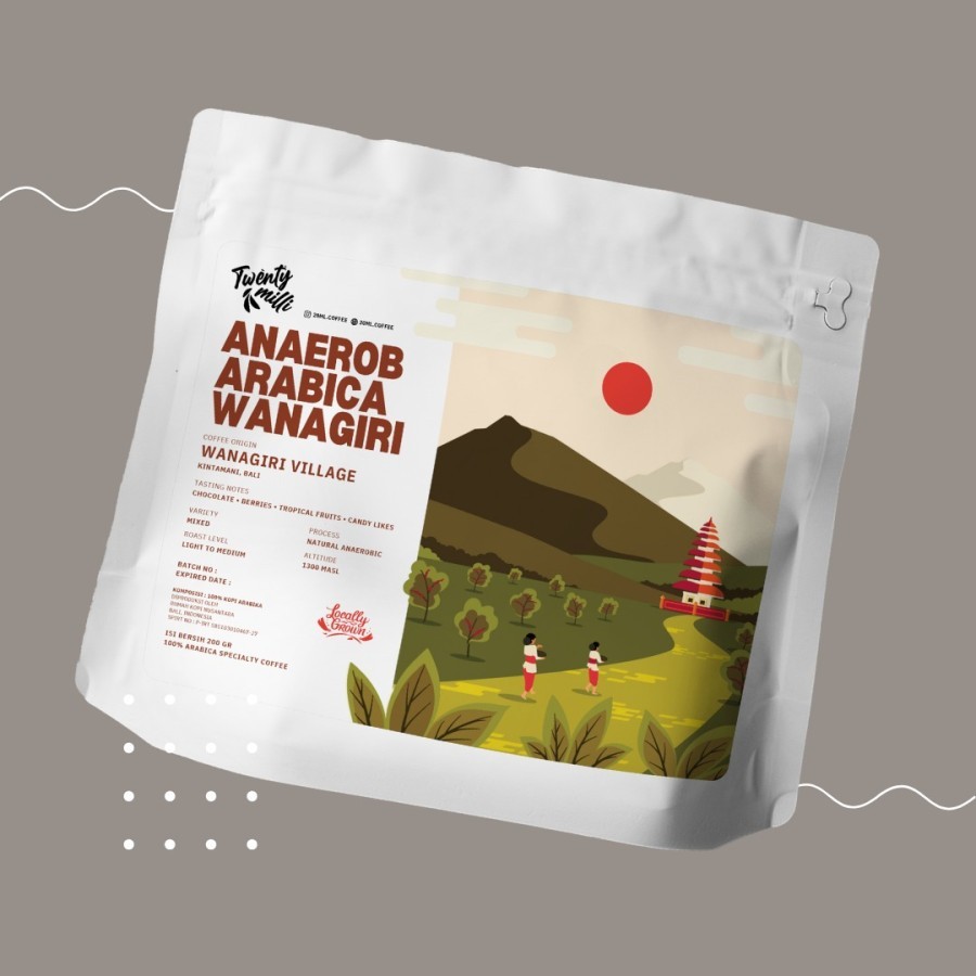 

kopi Arabika Kintamani-Wanagiri 200gr : Natural Anerobic | Bubuk/biji
