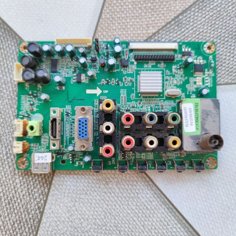 mb ori mainboard led tv polytron PLD24T605W PLD 24T605W