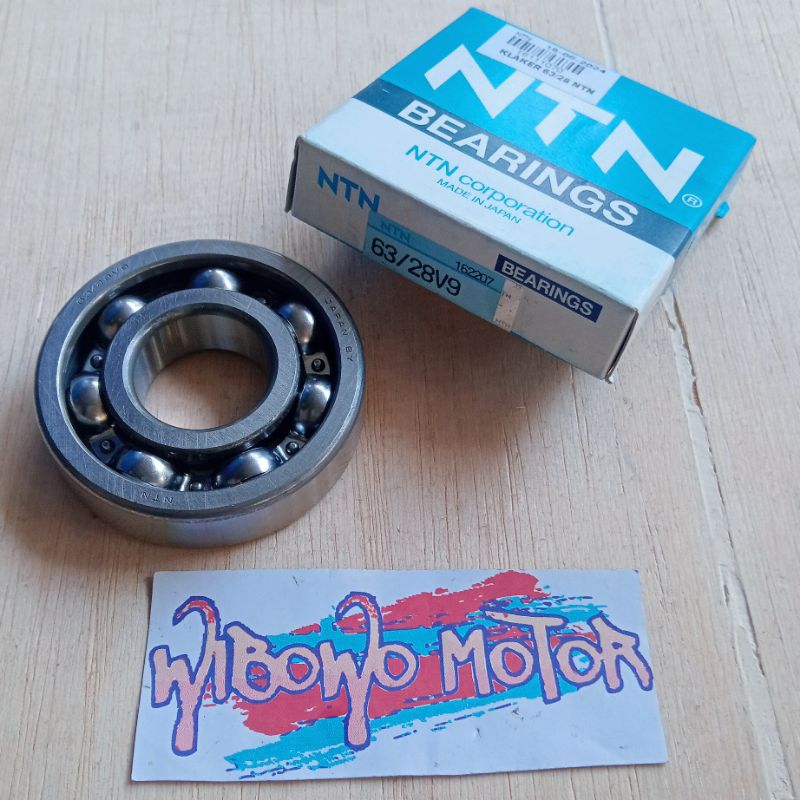 BEARING KLAKER BANDUL KRUK AS NTN 63/28 GL PRO CDI MAX SERIES GL100 SCORPIO Z SATRIA FU 150 ORIGINAL