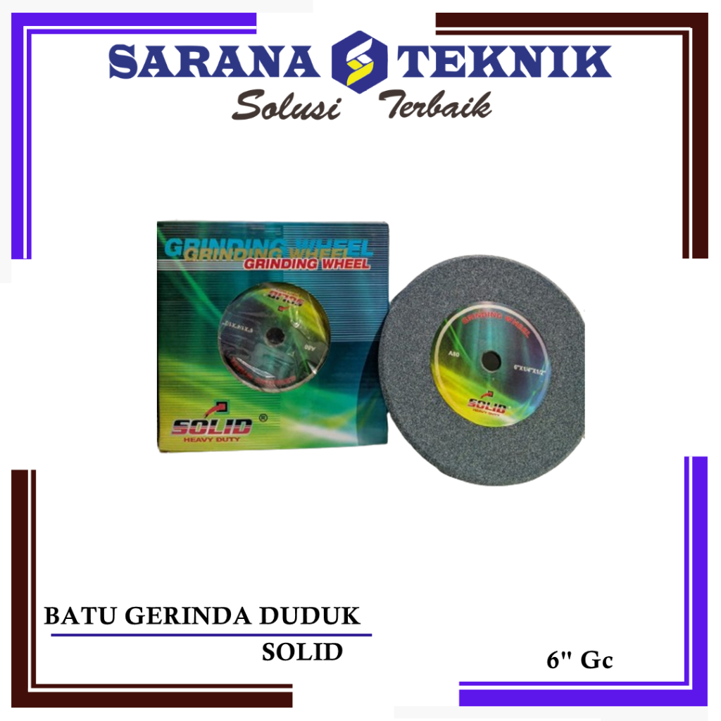 Batu Poles / Batu Gerinda Duduk 5, 6inch Solid