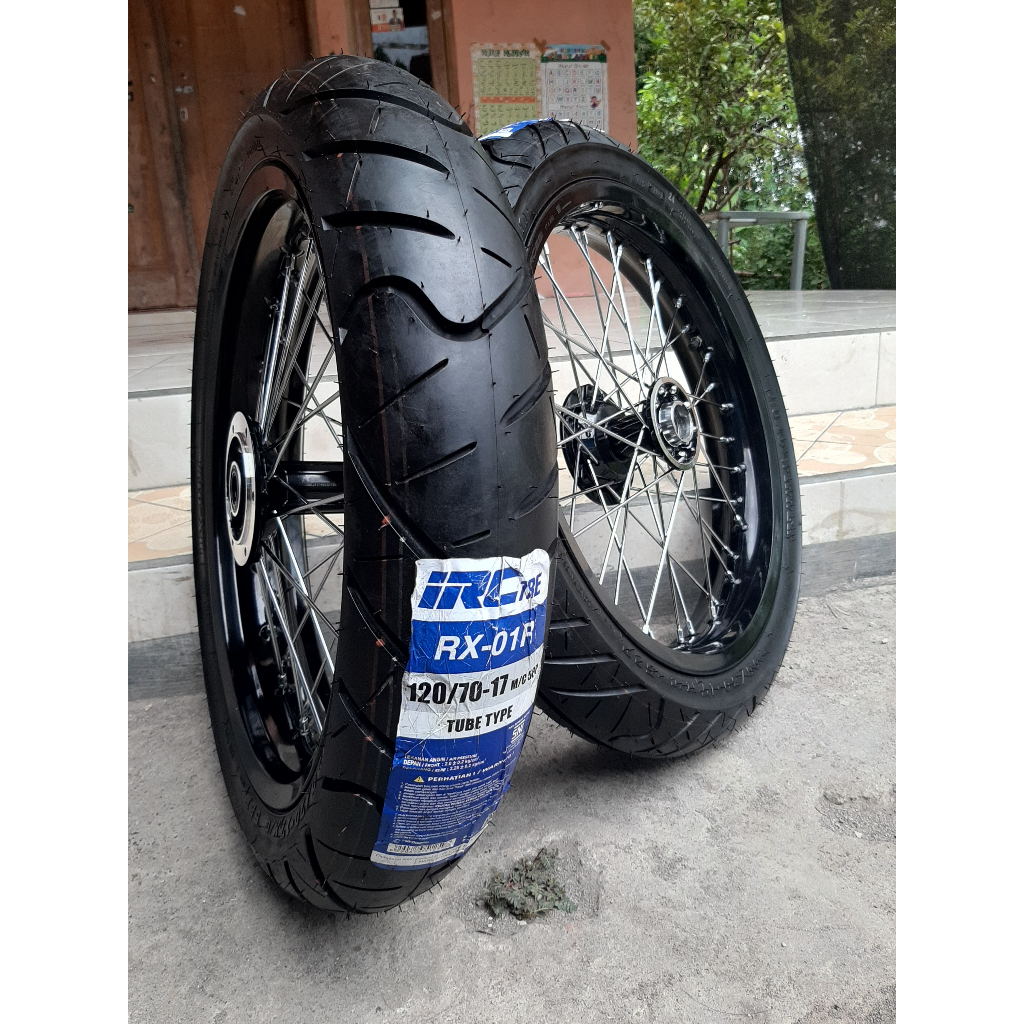 Roda Supermoto KLX 250/300 Ban Baru Ring 17