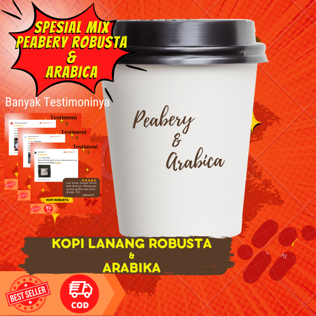 

Spesial Mix Kopi Robusta Lanang & Arabika 250 gram