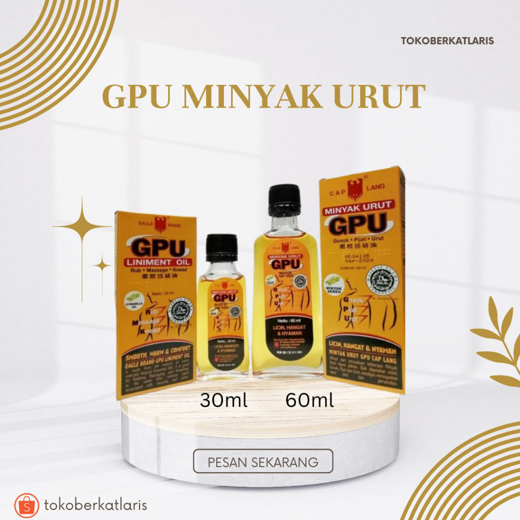 Termurah GPU Minyak Urut Cap Lang