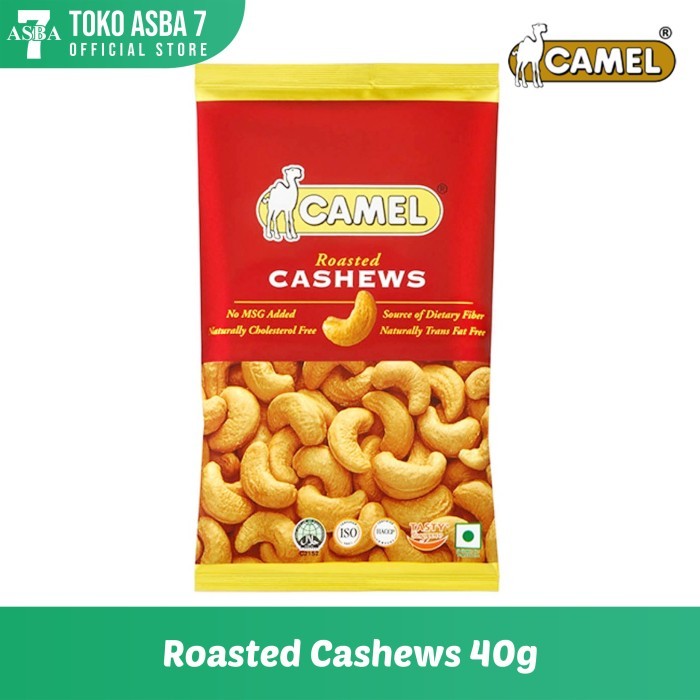 

CAMEL ROASTED CASHEWS 40G