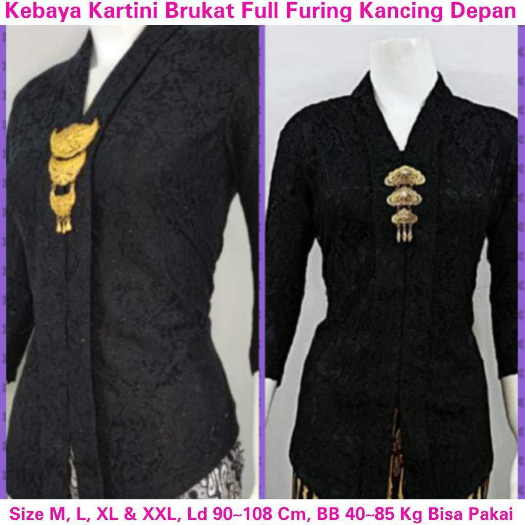 LIMITED KEBAYA MODERN KEBAYA KUTUBARU DAN KARTINI MODERN BROKAT SEMI PRANCIS LAPIS FULL FURING KATUN