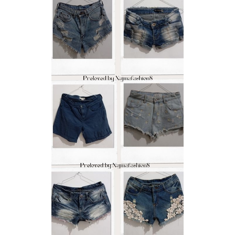 hotpants jeans wanita preloved/hotpants wanita/preloved