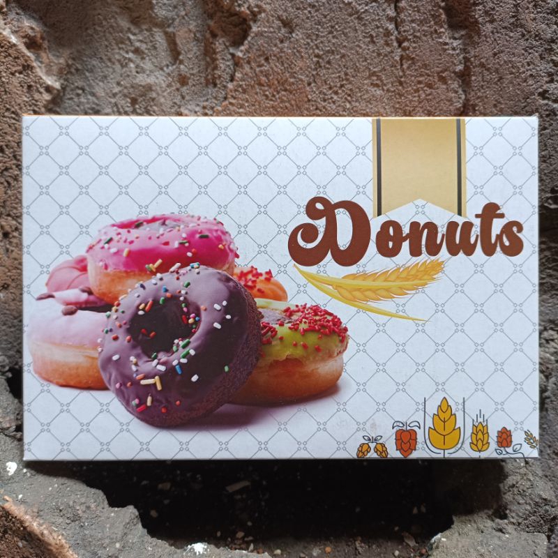 Kotak Donat isi 6 Donat (Per piece )
