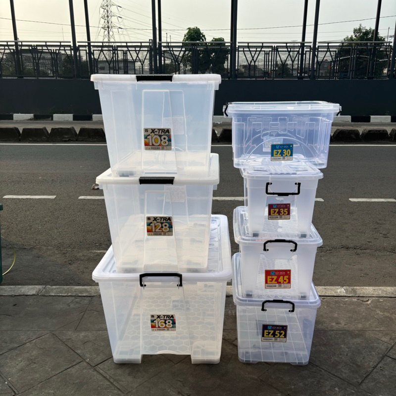 Promo Container Box Ezy Clear Kontainer Box Ezy Bening 30 35 45 52  Liter