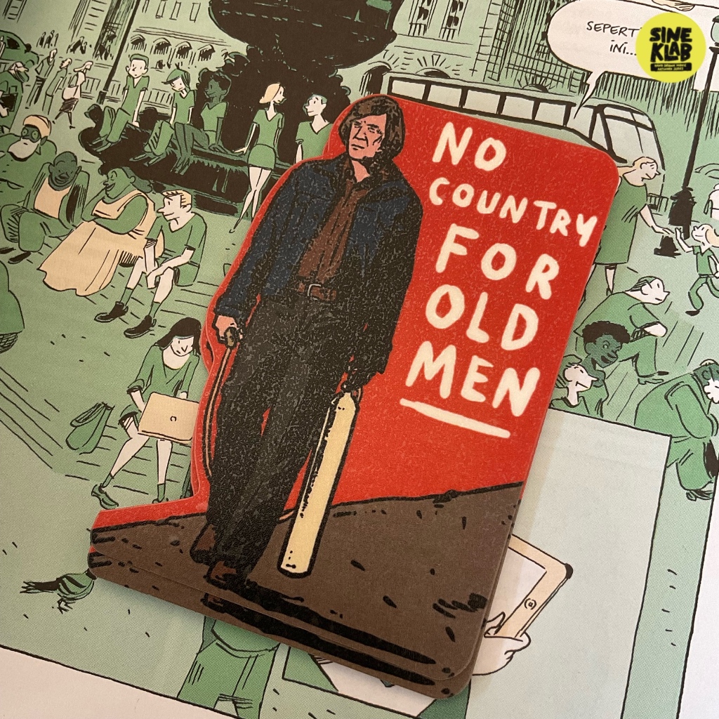 

sineklab - Sticker NO COUNTRY FOR OLD MEN - Edisi Sticker Film / Movie / Cinema / Series / Sticker Laptop