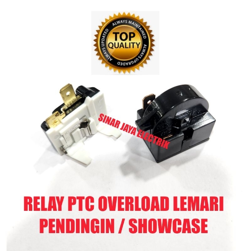 RELAY PTC OVERLOAD LEMARI PENDINGIN / SHOWCASE