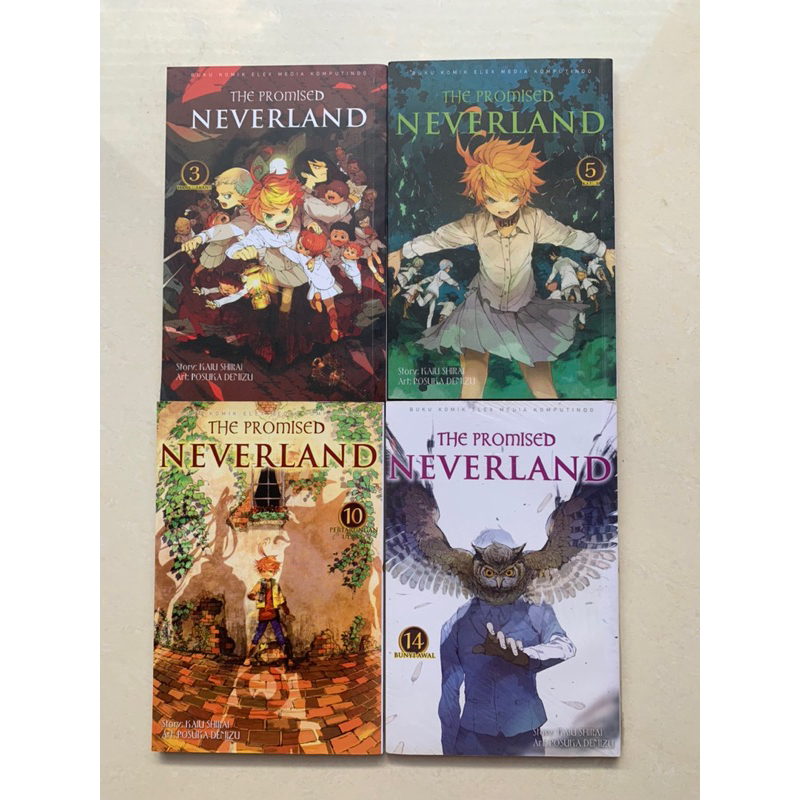 Komik The Promised Neverland Cabutan Set 3,5,10,14 yakusoku no neverland
