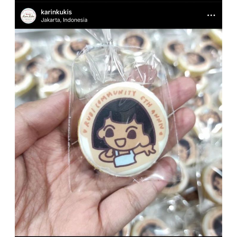 

Kukis hias edible foto (minimal 25 pcs)