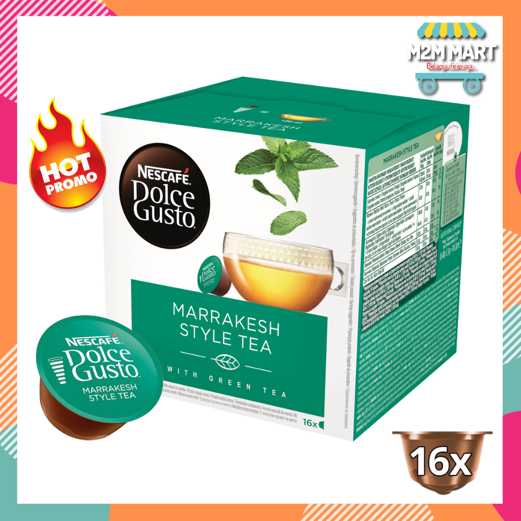

Teh Hijau Dolce Gusto Marrakesh Style Tea Nescafe Capsule