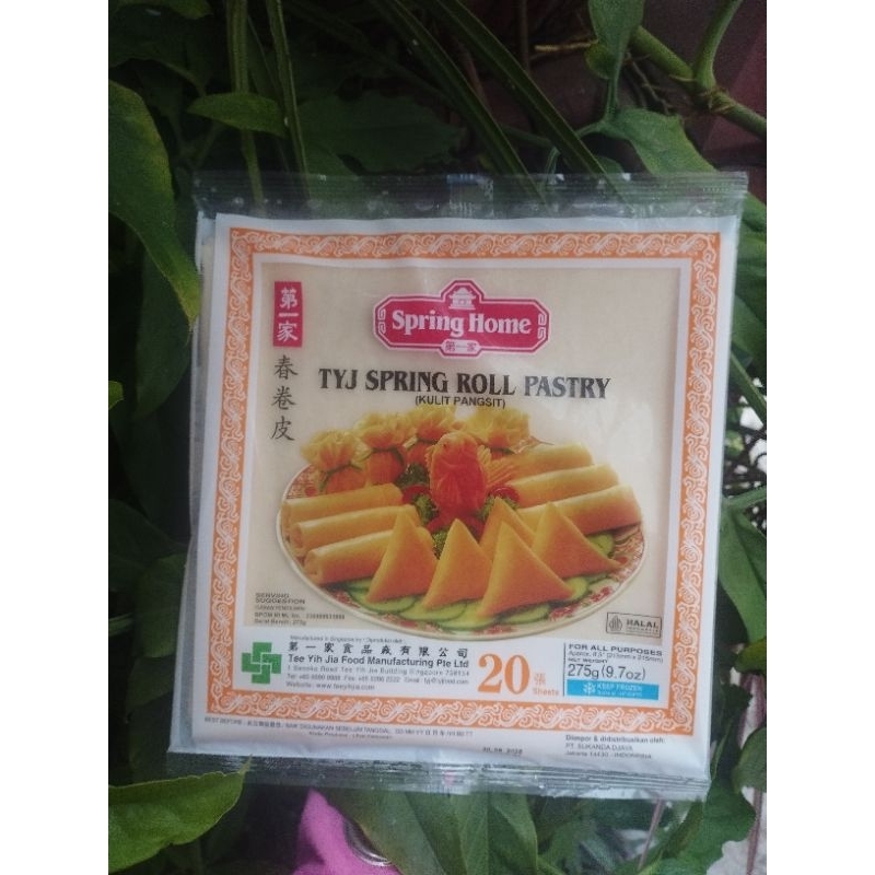 

Kulit Pangsit TYJ Spring Roll Pastry 20 Sheet