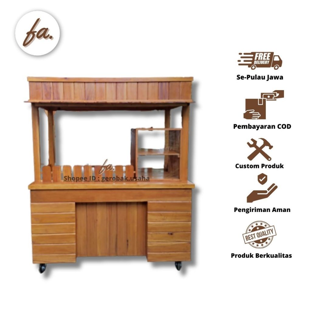 Booth Minuman Kekinian Model 7