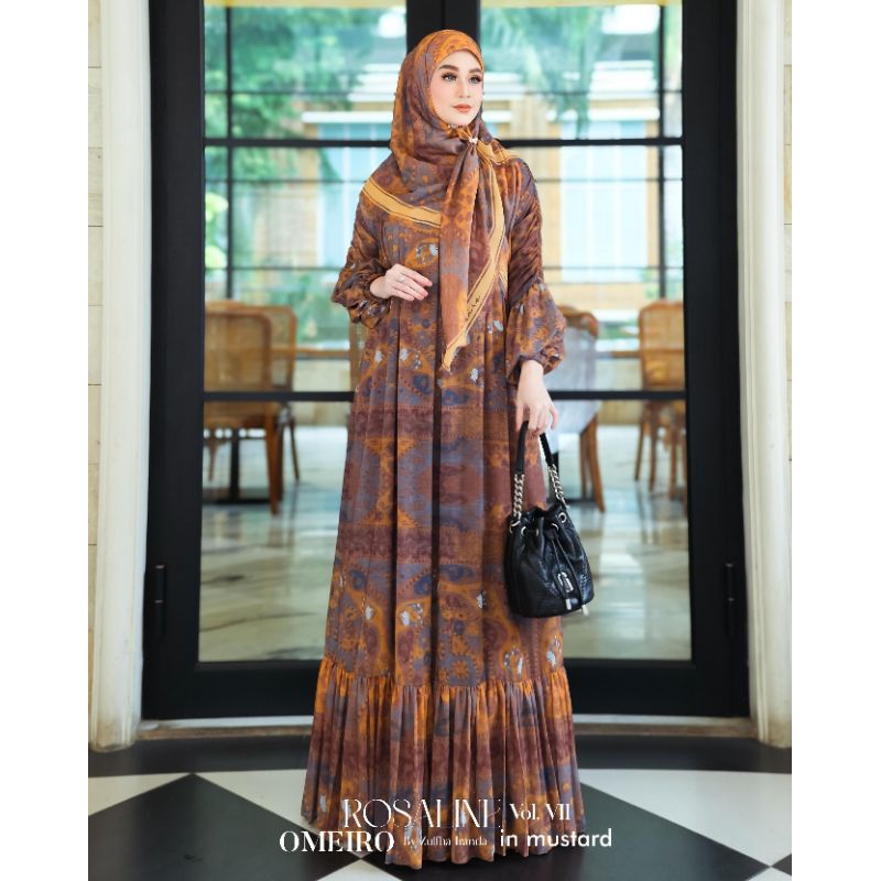 gamis syar'i OMEIRO printing