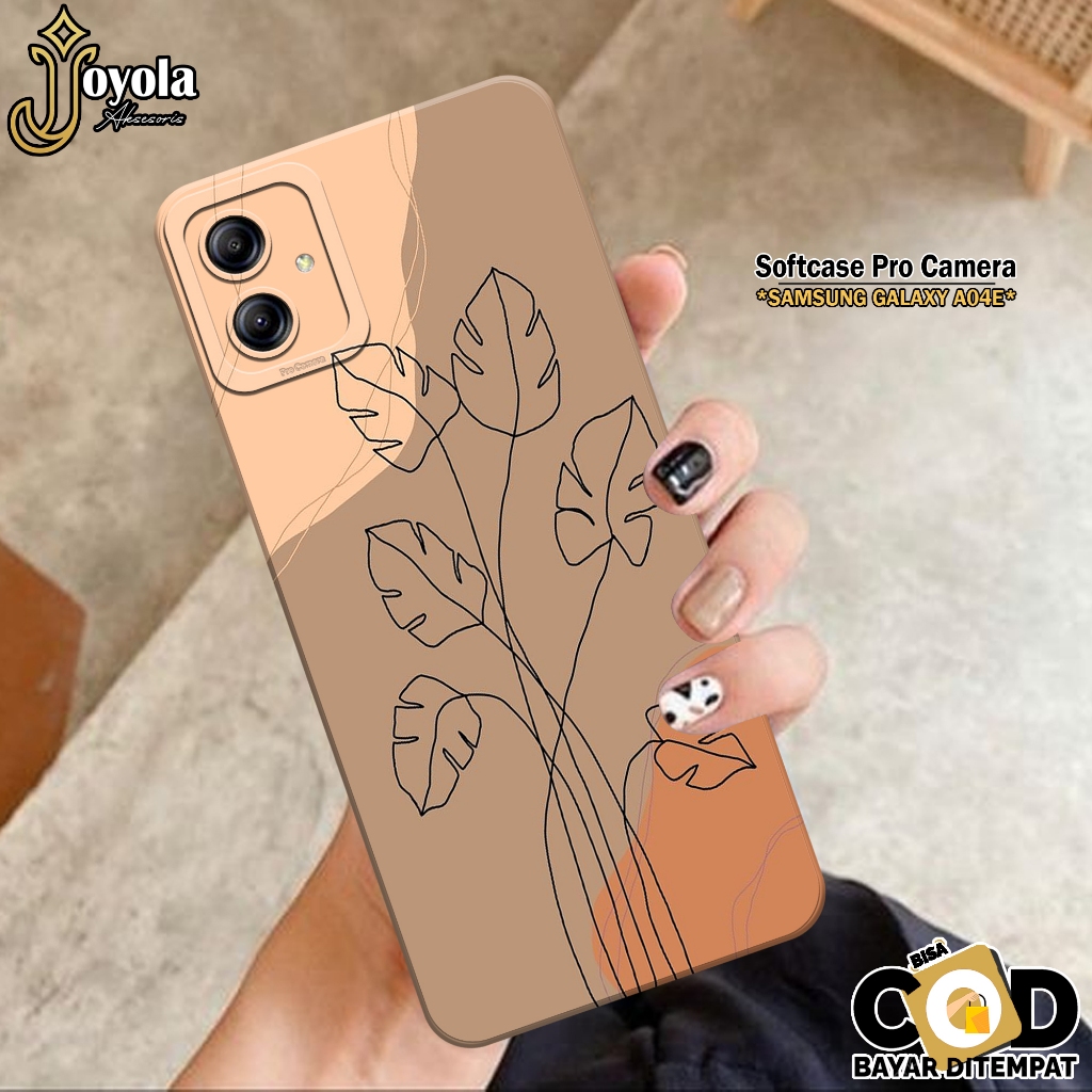 Case Samsung Galaxy A04E - JOYOLA - Case Pettern - Softcase Samsung Galaxy A04E - Pro Camera - Casin