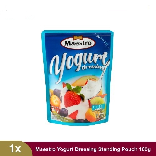 

MAESTRO YOGURT DRESSING STANDING POUCH 180GR SAUS SALAD YOGHURT