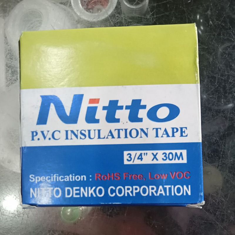 

Nitto Tape Listrik /Isolasi Listrik Hitam