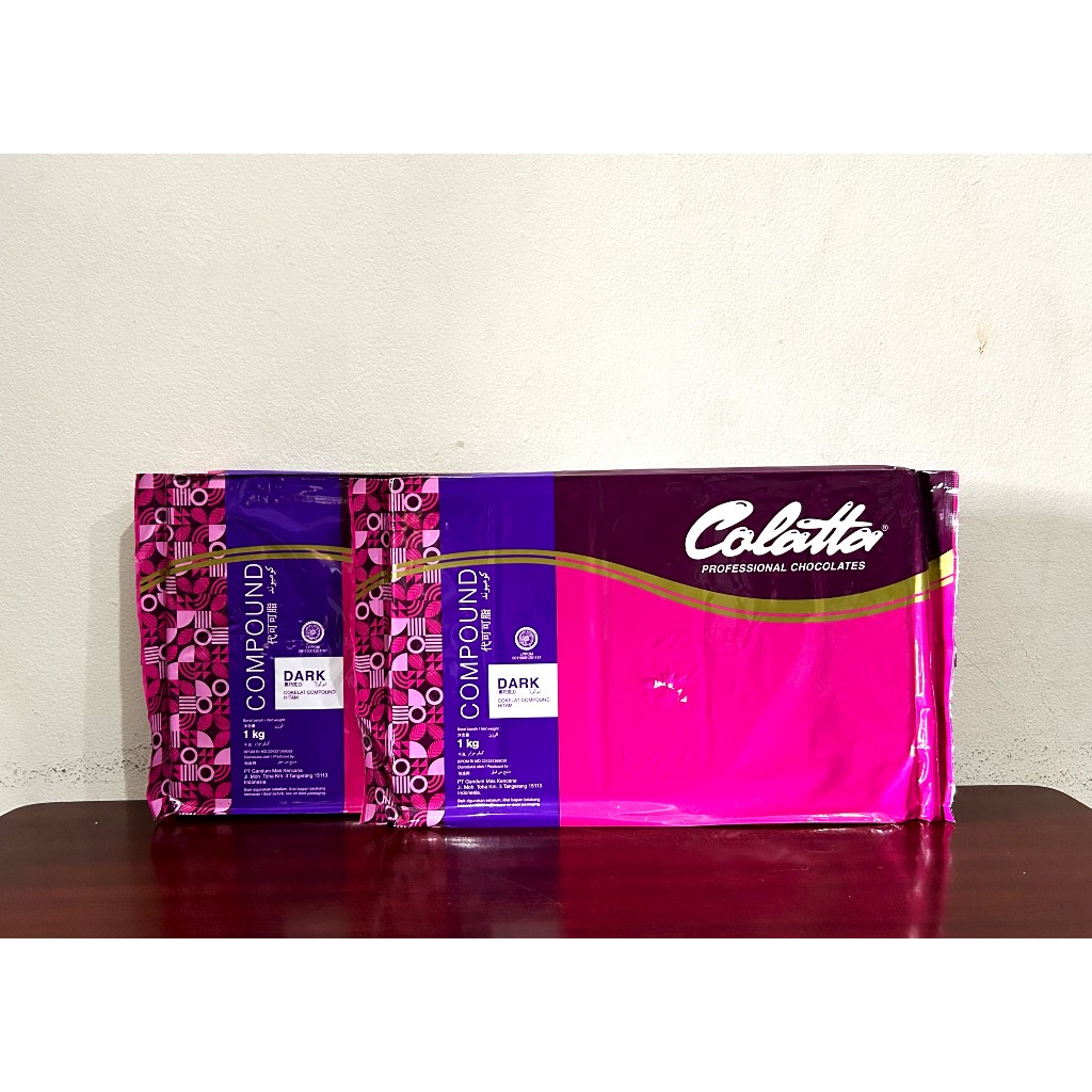 

Cokelat Batang - Colatta Dark Chocolate Compound Kemasan 1kg