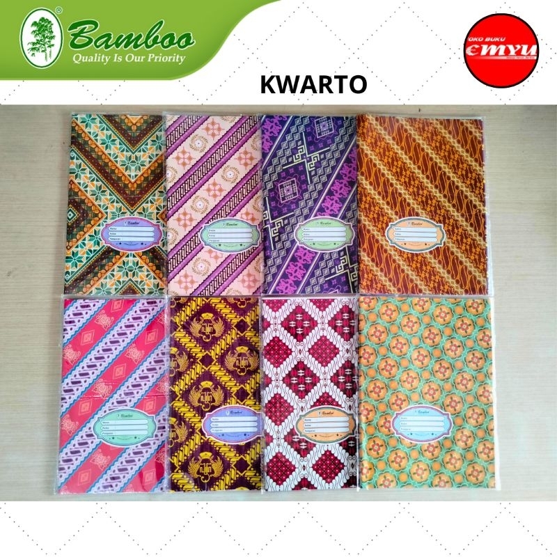 

Sampul Buku Motif Batik Isi 20 pcs