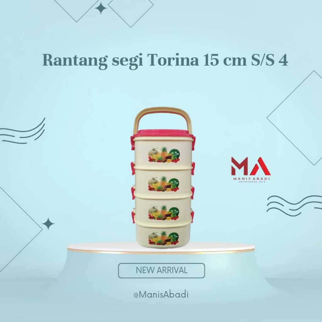 Rantang / Tempat Makan Rantang / Tempat Nasi / Rantang Plastik / Rantang Susun