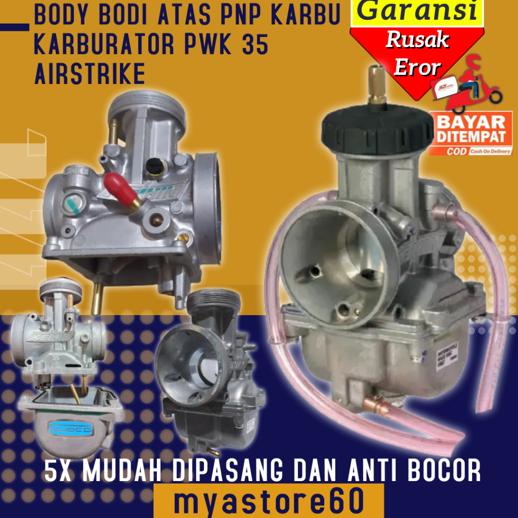 Rangka Bodi Body Badan Atas Karburator Karbu Carburator Carbu Karbulator PWK35 Airstrike PWK 35 AIRS