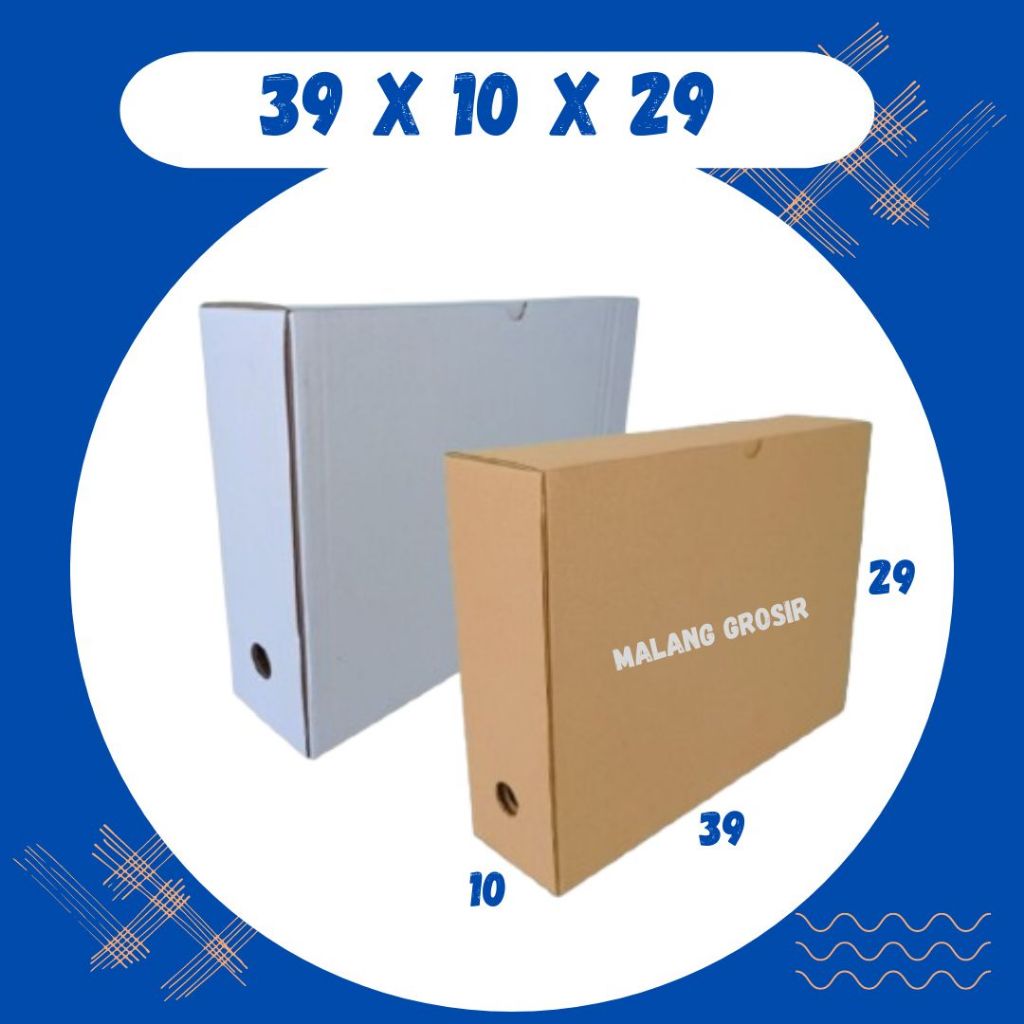 

Box File 39x10x29 / 38x10x28 / 40x12x28 Kardus File Arsip Packing/polos/Arsip/File/filebox/Arsipbox/ box Dokumen Rahasia