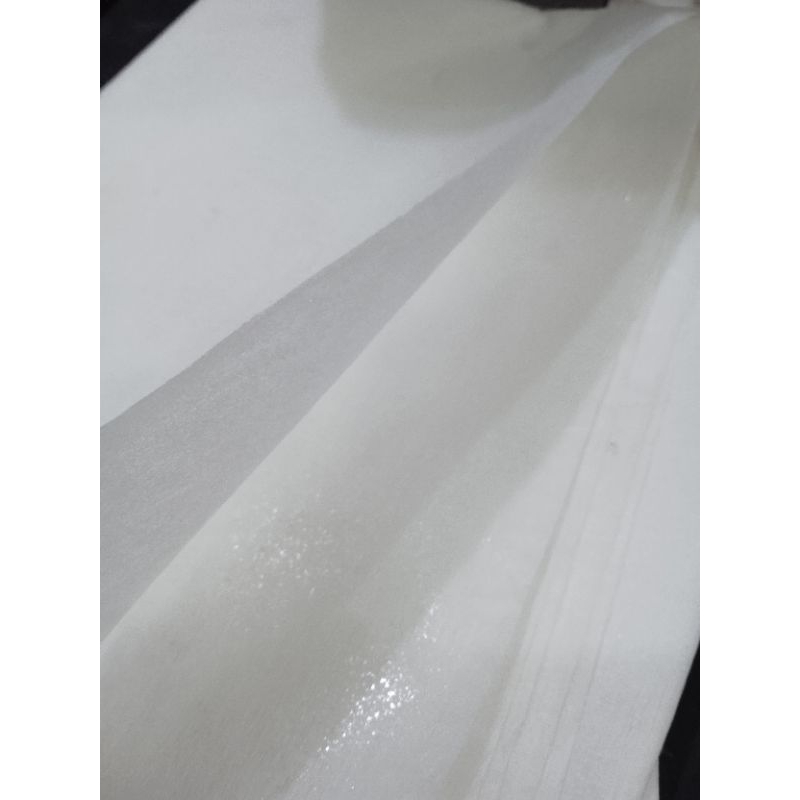 per meter-kain 2000f / kain kapas tipis (ada lem)