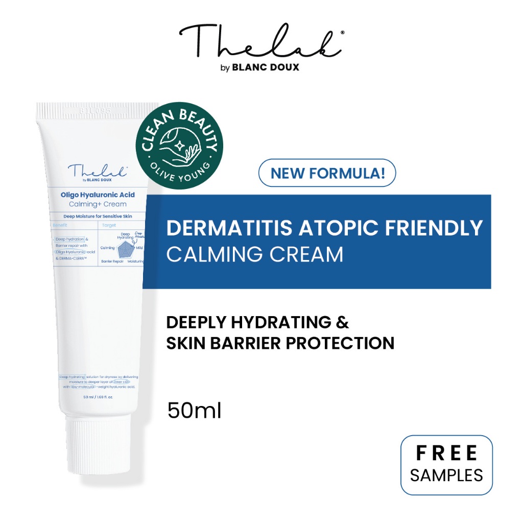 THE LAB BY BLANC DOUX Oligo Hyaluronic Acid Calming + Cream + FREE Samples
