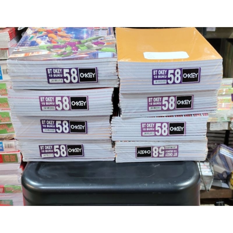 

(1 pack) Buku tulis Okey 58 lembar