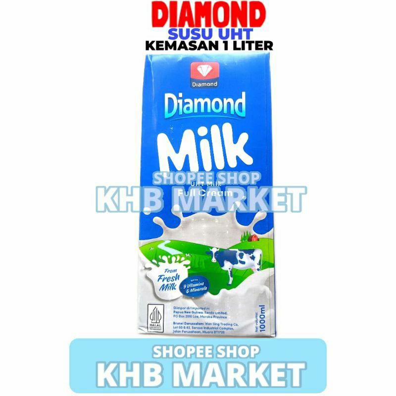 

Susu UHT Diamojd Kemasan (1 Liter)