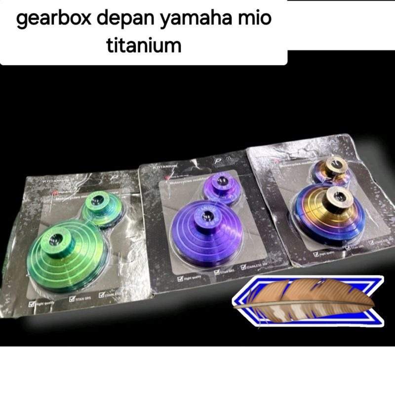 LIVE - GEAR BOX YAMAHA MIO SOUL FINO TITANIUM ( 1 SET ) / ORIGINAL VIETNAM GR5 BISA REQUEST WARNA RE